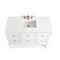 James Martin Vanities Breckenridge 48in Single Vanity, Bright White w/ 3 CM White Zeus Top 330-V48-BW-3WZ - alternate 5